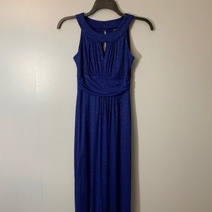 Blue Glitter Formal Dress